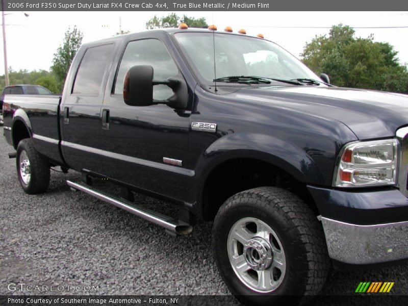 True Blue Metallic / Medium Flint 2006 Ford F350 Super Duty Lariat FX4 Crew Cab 4x4