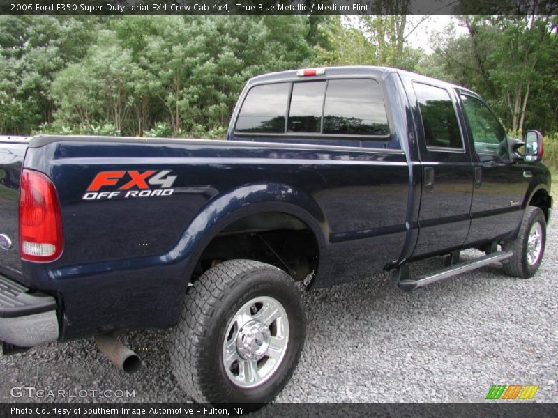 True Blue Metallic / Medium Flint 2006 Ford F350 Super Duty Lariat FX4 Crew Cab 4x4