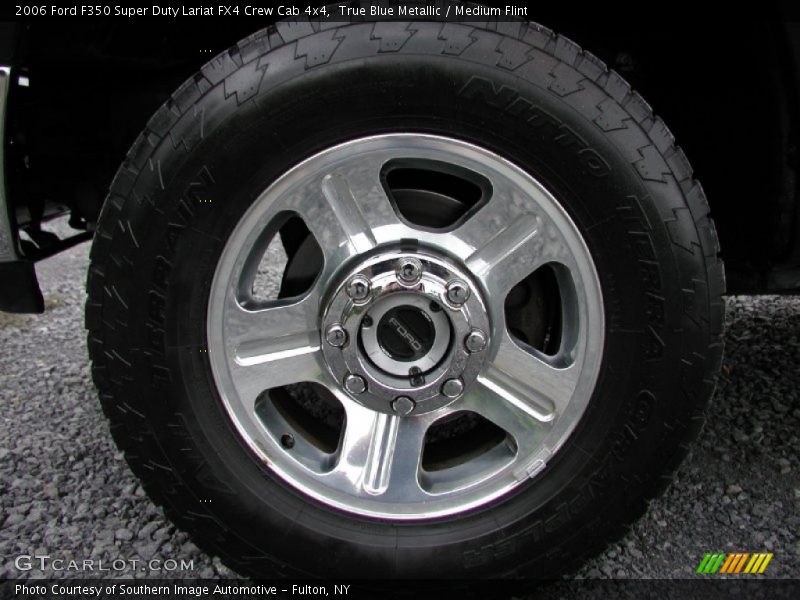 True Blue Metallic / Medium Flint 2006 Ford F350 Super Duty Lariat FX4 Crew Cab 4x4