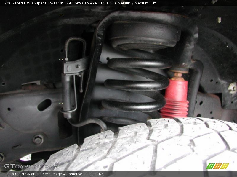 True Blue Metallic / Medium Flint 2006 Ford F350 Super Duty Lariat FX4 Crew Cab 4x4