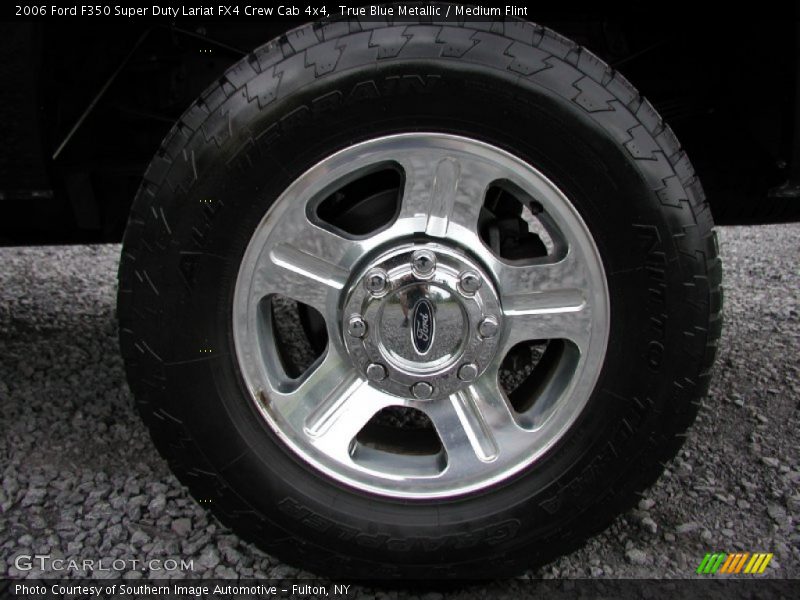 True Blue Metallic / Medium Flint 2006 Ford F350 Super Duty Lariat FX4 Crew Cab 4x4