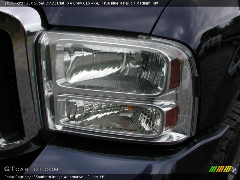 True Blue Metallic / Medium Flint 2006 Ford F350 Super Duty Lariat FX4 Crew Cab 4x4