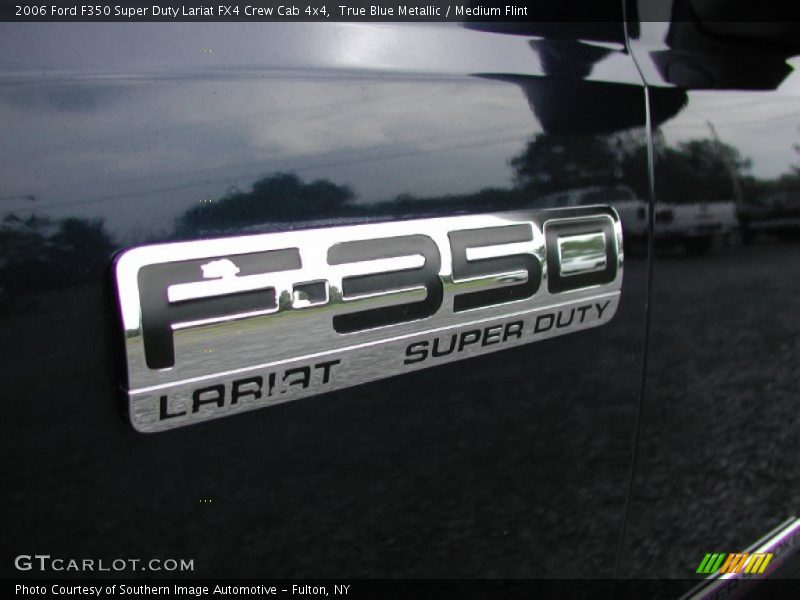 True Blue Metallic / Medium Flint 2006 Ford F350 Super Duty Lariat FX4 Crew Cab 4x4