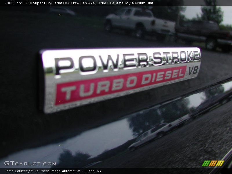 True Blue Metallic / Medium Flint 2006 Ford F350 Super Duty Lariat FX4 Crew Cab 4x4