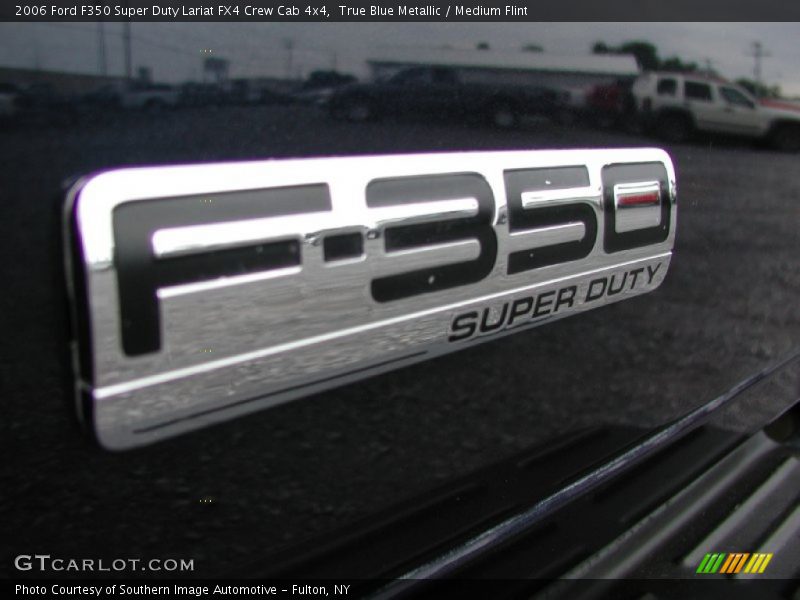 True Blue Metallic / Medium Flint 2006 Ford F350 Super Duty Lariat FX4 Crew Cab 4x4