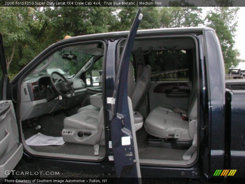 True Blue Metallic / Medium Flint 2006 Ford F350 Super Duty Lariat FX4 Crew Cab 4x4