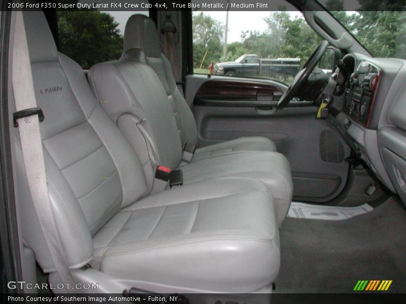 True Blue Metallic / Medium Flint 2006 Ford F350 Super Duty Lariat FX4 Crew Cab 4x4