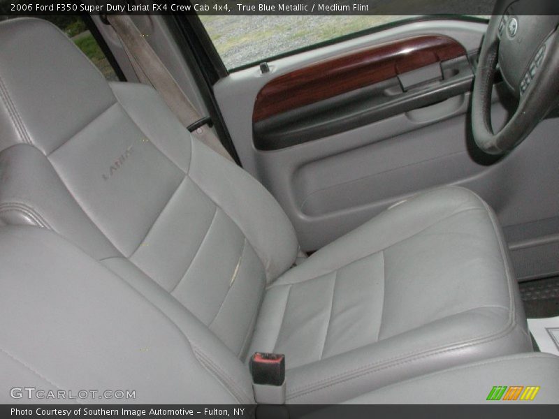 True Blue Metallic / Medium Flint 2006 Ford F350 Super Duty Lariat FX4 Crew Cab 4x4