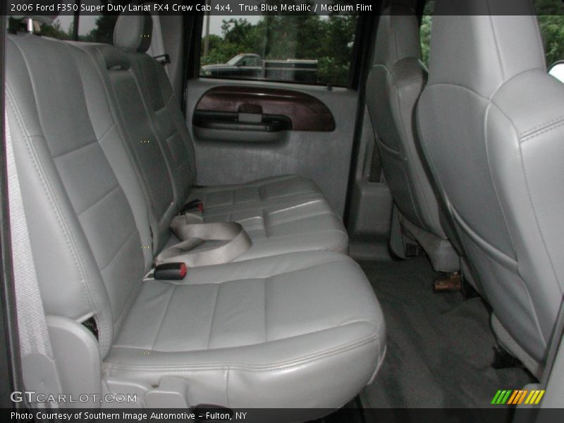 True Blue Metallic / Medium Flint 2006 Ford F350 Super Duty Lariat FX4 Crew Cab 4x4