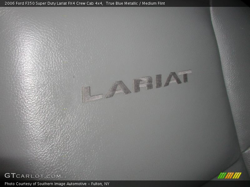 True Blue Metallic / Medium Flint 2006 Ford F350 Super Duty Lariat FX4 Crew Cab 4x4