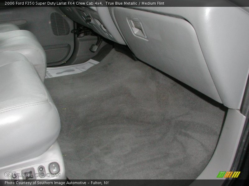 True Blue Metallic / Medium Flint 2006 Ford F350 Super Duty Lariat FX4 Crew Cab 4x4