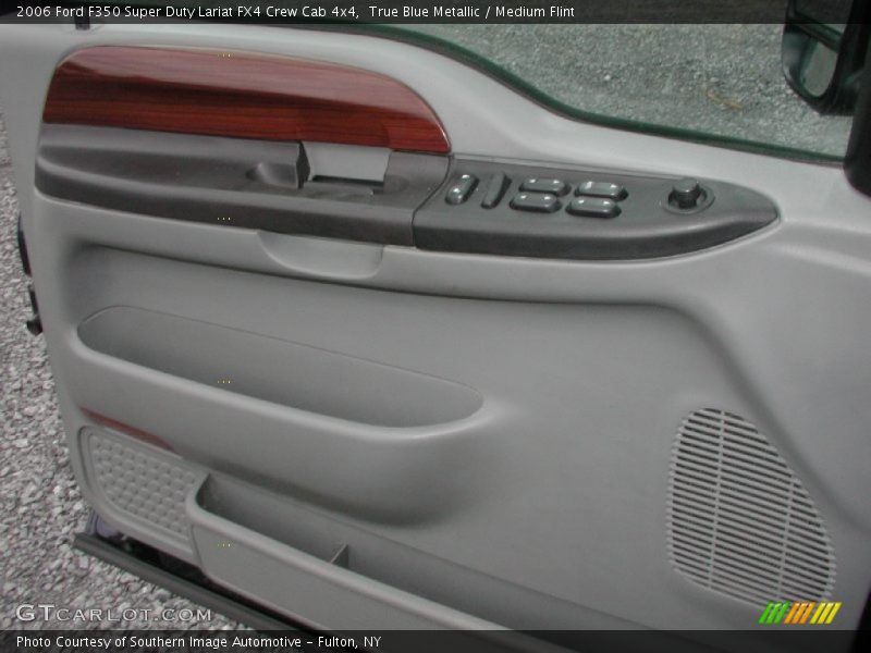 True Blue Metallic / Medium Flint 2006 Ford F350 Super Duty Lariat FX4 Crew Cab 4x4