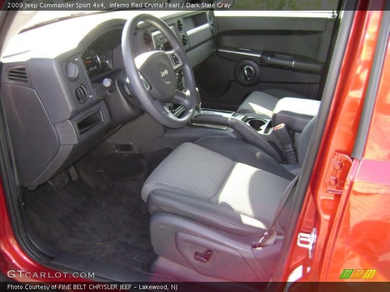 Inferno Red Crystal Pearl / Dark Slate Gray 2009 Jeep Commander Sport 4x4