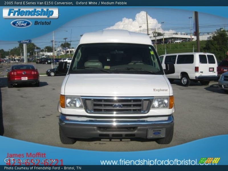 Oxford White / Medium Pebble 2005 Ford E Series Van E150 Conversion