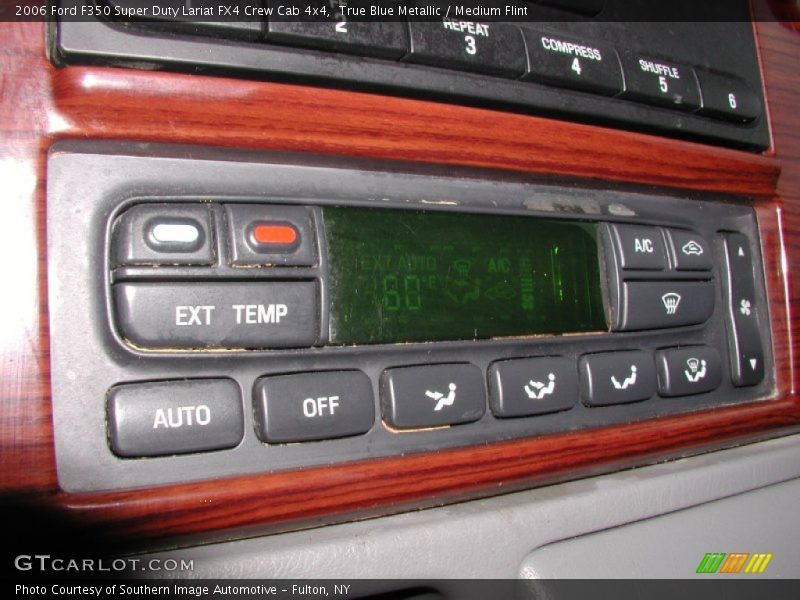 True Blue Metallic / Medium Flint 2006 Ford F350 Super Duty Lariat FX4 Crew Cab 4x4