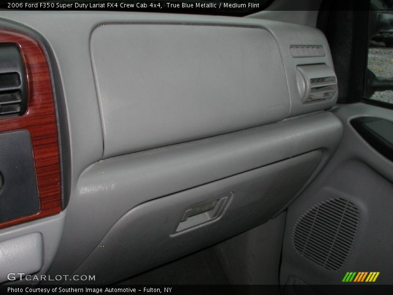 True Blue Metallic / Medium Flint 2006 Ford F350 Super Duty Lariat FX4 Crew Cab 4x4