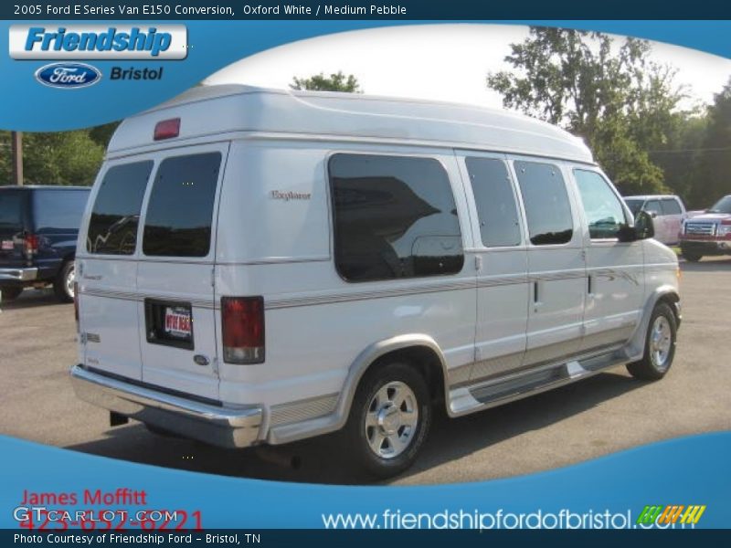 Oxford White / Medium Pebble 2005 Ford E Series Van E150 Conversion