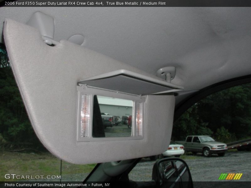 True Blue Metallic / Medium Flint 2006 Ford F350 Super Duty Lariat FX4 Crew Cab 4x4