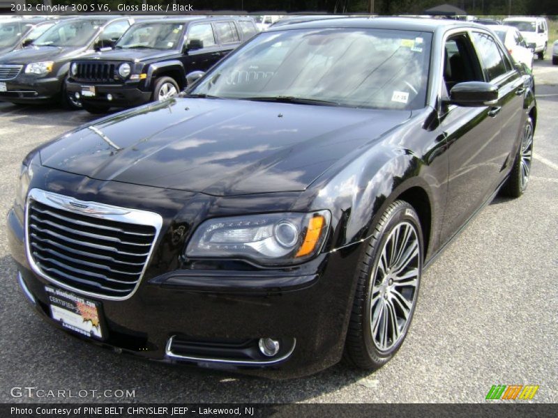 Gloss Black / Black 2012 Chrysler 300 S V6