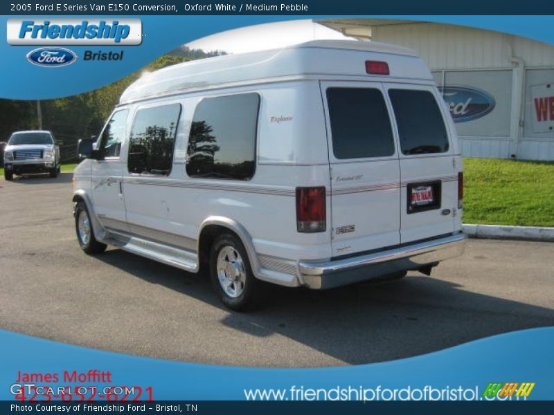 Oxford White / Medium Pebble 2005 Ford E Series Van E150 Conversion