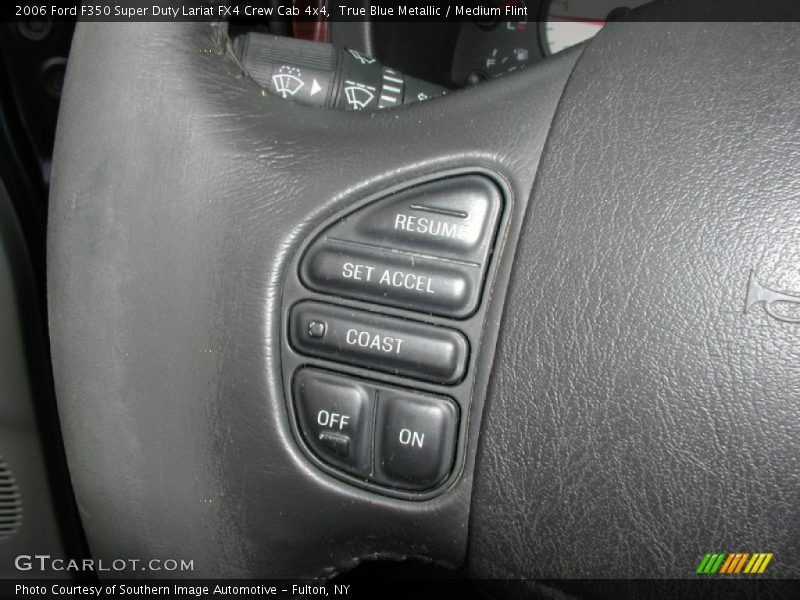 True Blue Metallic / Medium Flint 2006 Ford F350 Super Duty Lariat FX4 Crew Cab 4x4