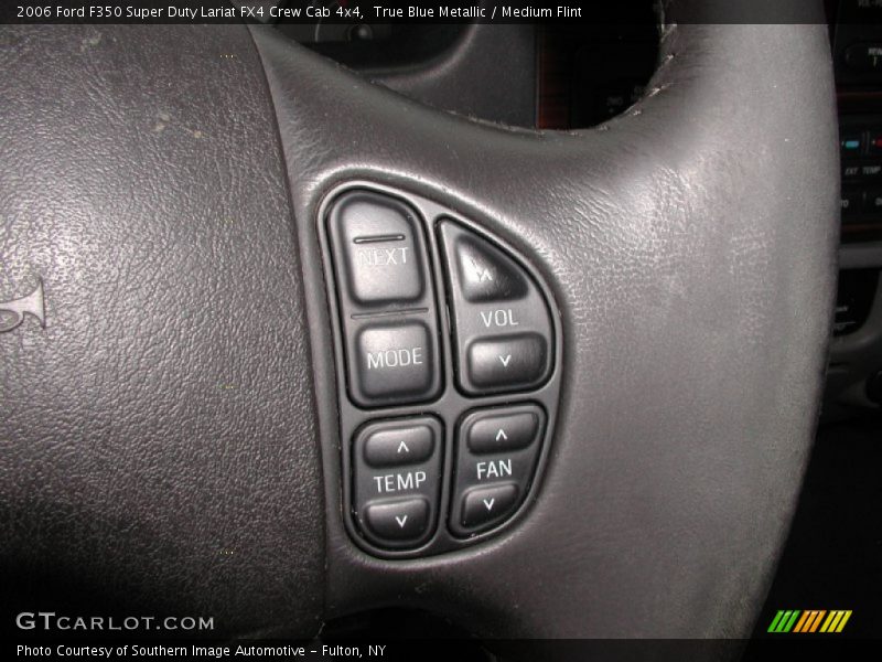 True Blue Metallic / Medium Flint 2006 Ford F350 Super Duty Lariat FX4 Crew Cab 4x4