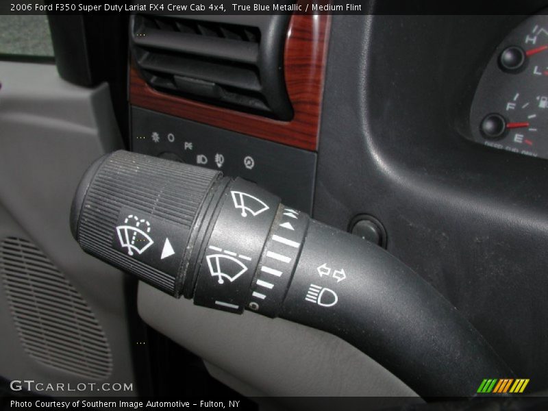 True Blue Metallic / Medium Flint 2006 Ford F350 Super Duty Lariat FX4 Crew Cab 4x4