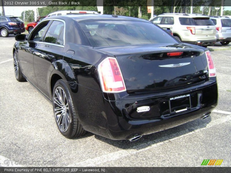 Gloss Black / Black 2012 Chrysler 300 S V6