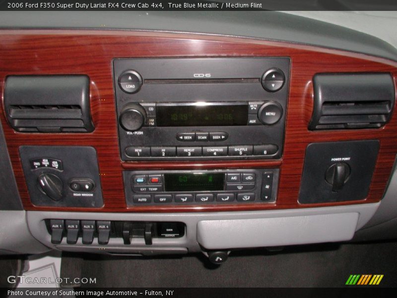 True Blue Metallic / Medium Flint 2006 Ford F350 Super Duty Lariat FX4 Crew Cab 4x4