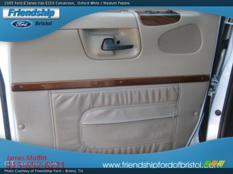 Oxford White / Medium Pebble 2005 Ford E Series Van E150 Conversion
