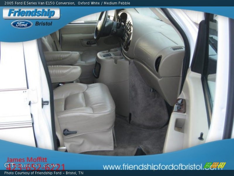 Oxford White / Medium Pebble 2005 Ford E Series Van E150 Conversion