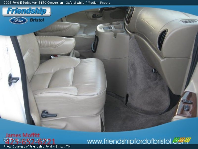 Oxford White / Medium Pebble 2005 Ford E Series Van E150 Conversion