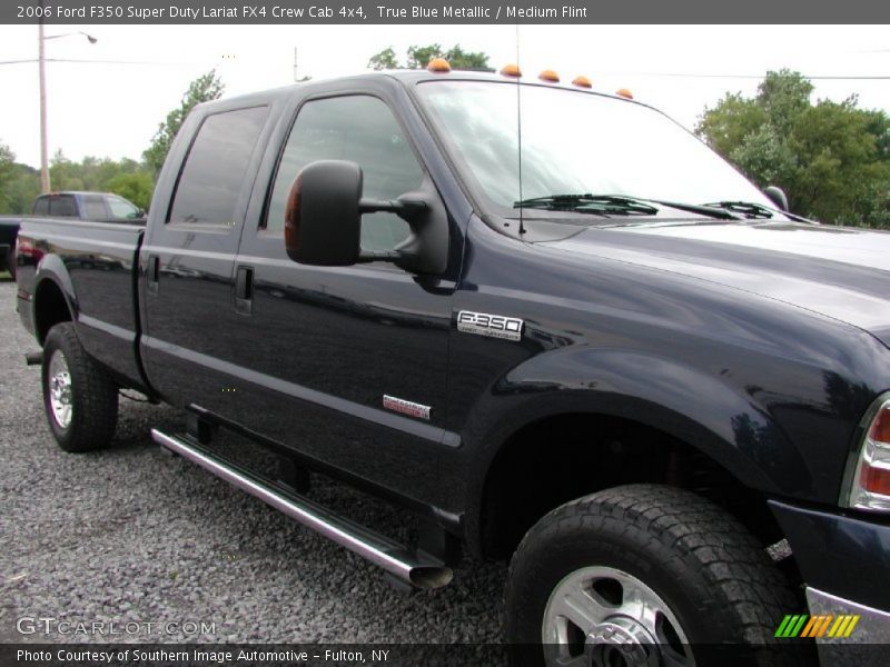 True Blue Metallic / Medium Flint 2006 Ford F350 Super Duty Lariat FX4 Crew Cab 4x4