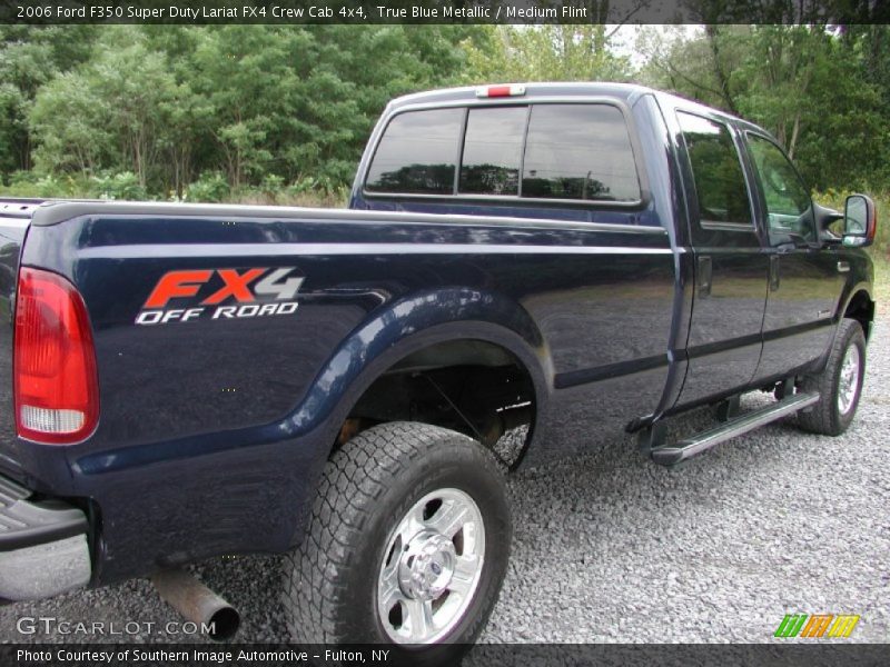 True Blue Metallic / Medium Flint 2006 Ford F350 Super Duty Lariat FX4 Crew Cab 4x4