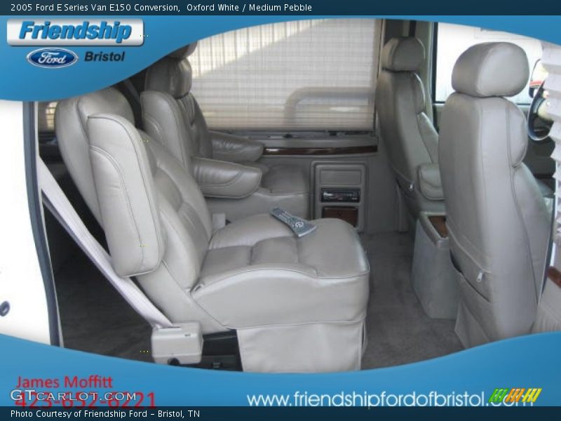 Oxford White / Medium Pebble 2005 Ford E Series Van E150 Conversion