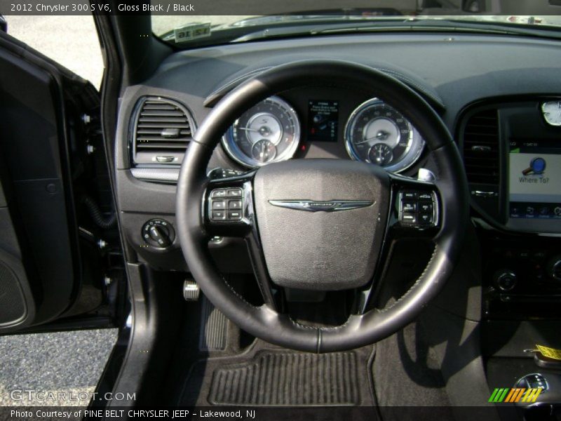 Gloss Black / Black 2012 Chrysler 300 S V6
