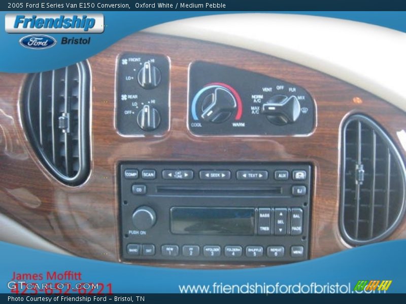 Oxford White / Medium Pebble 2005 Ford E Series Van E150 Conversion