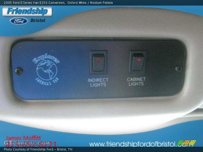 Oxford White / Medium Pebble 2005 Ford E Series Van E150 Conversion