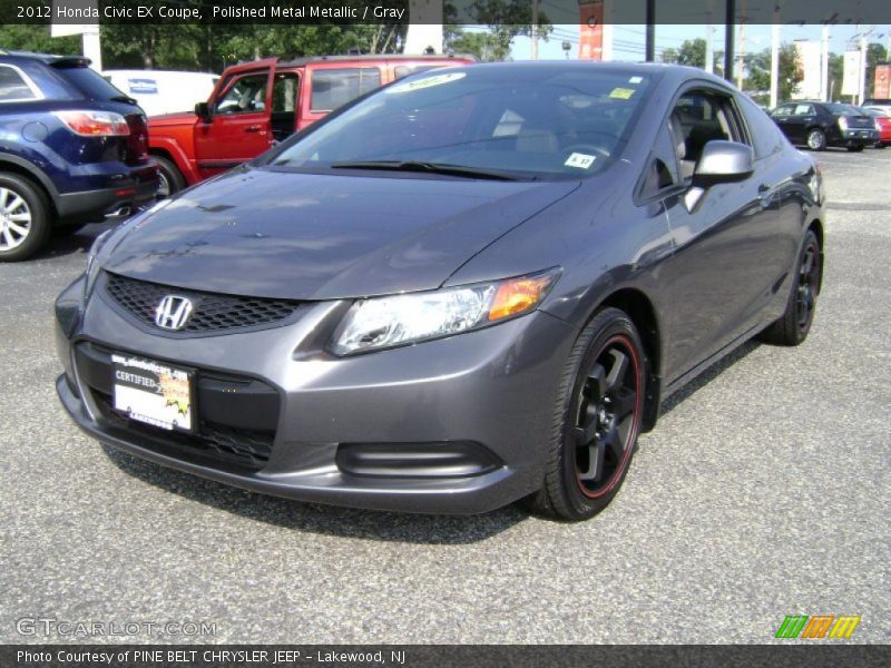 Polished Metal Metallic / Gray 2012 Honda Civic EX Coupe