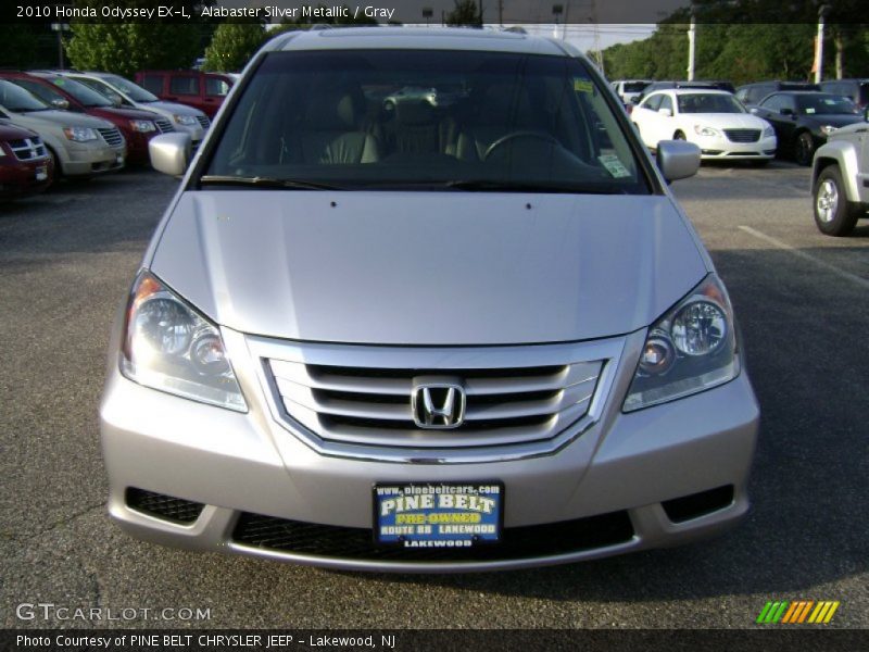 Alabaster Silver Metallic / Gray 2010 Honda Odyssey EX-L