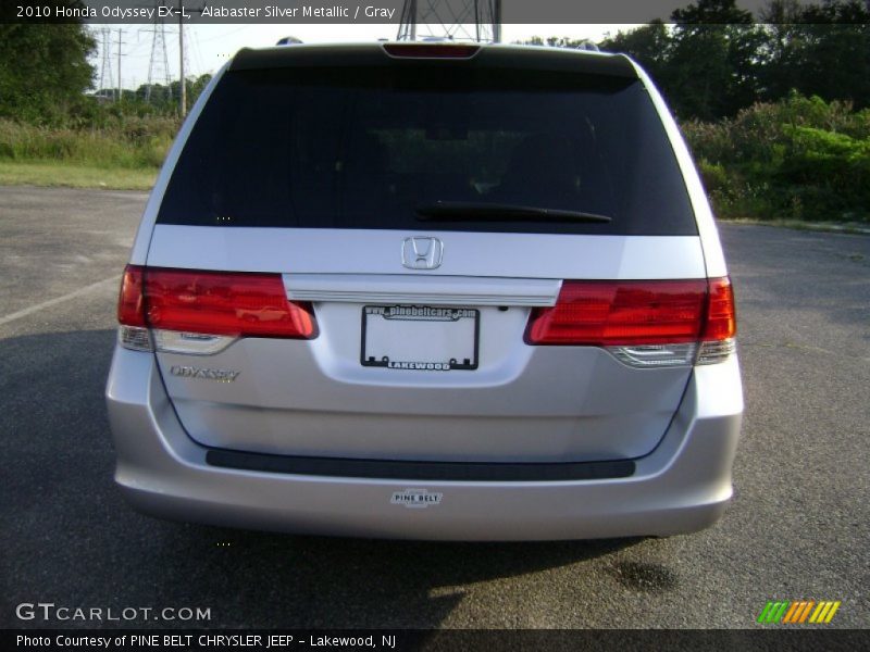Alabaster Silver Metallic / Gray 2010 Honda Odyssey EX-L