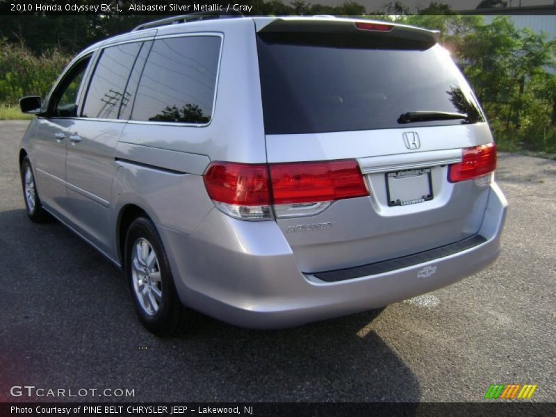 Alabaster Silver Metallic / Gray 2010 Honda Odyssey EX-L