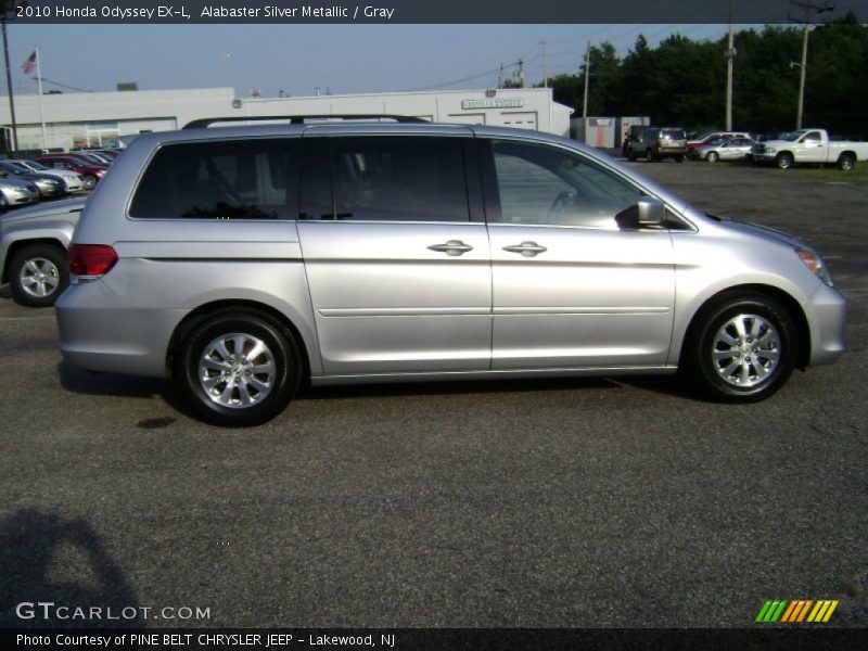 Alabaster Silver Metallic / Gray 2010 Honda Odyssey EX-L