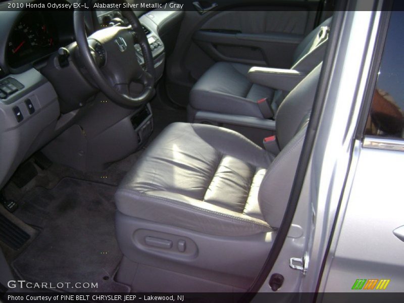 Alabaster Silver Metallic / Gray 2010 Honda Odyssey EX-L
