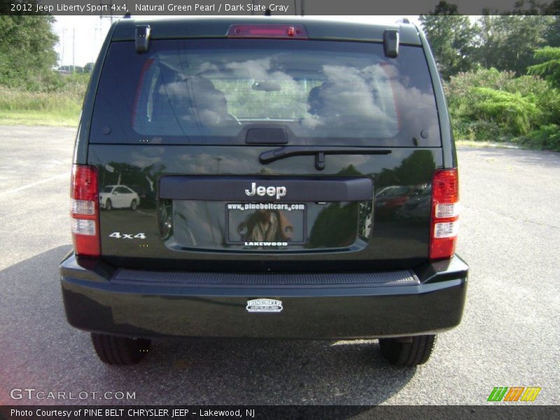 Natural Green Pearl / Dark Slate Gray 2012 Jeep Liberty Sport 4x4