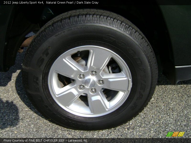 Natural Green Pearl / Dark Slate Gray 2012 Jeep Liberty Sport 4x4