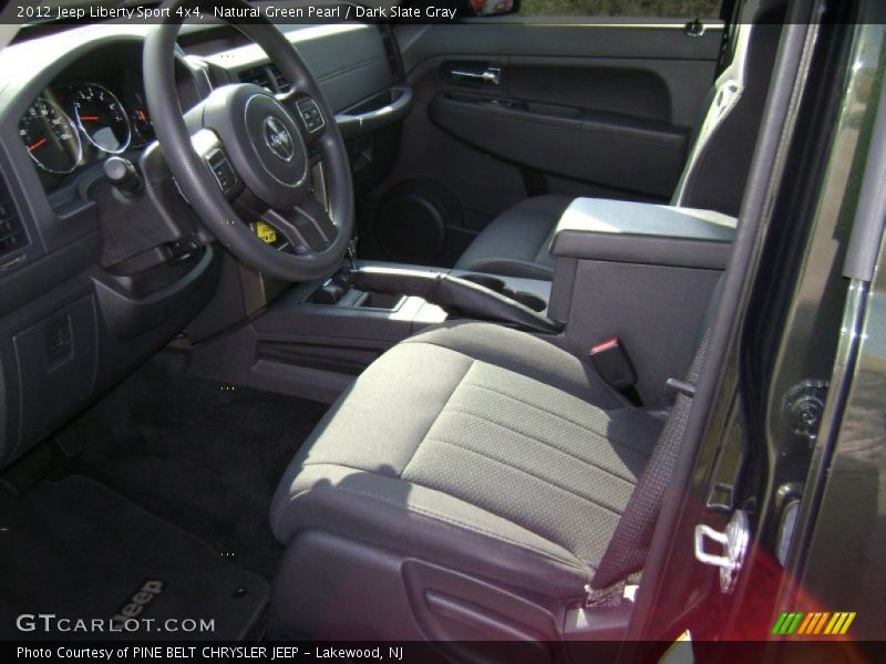 Natural Green Pearl / Dark Slate Gray 2012 Jeep Liberty Sport 4x4
