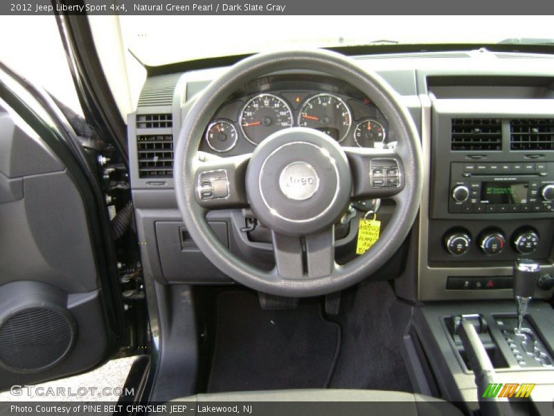 Natural Green Pearl / Dark Slate Gray 2012 Jeep Liberty Sport 4x4