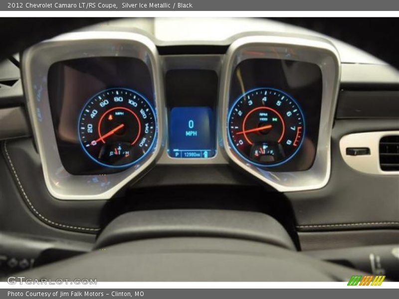 Silver Ice Metallic / Black 2012 Chevrolet Camaro LT/RS Coupe
