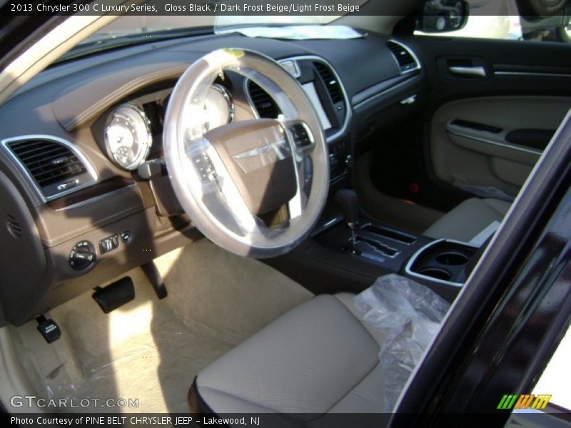 Gloss Black / Dark Frost Beige/Light Frost Beige 2013 Chrysler 300 C Luxury Series